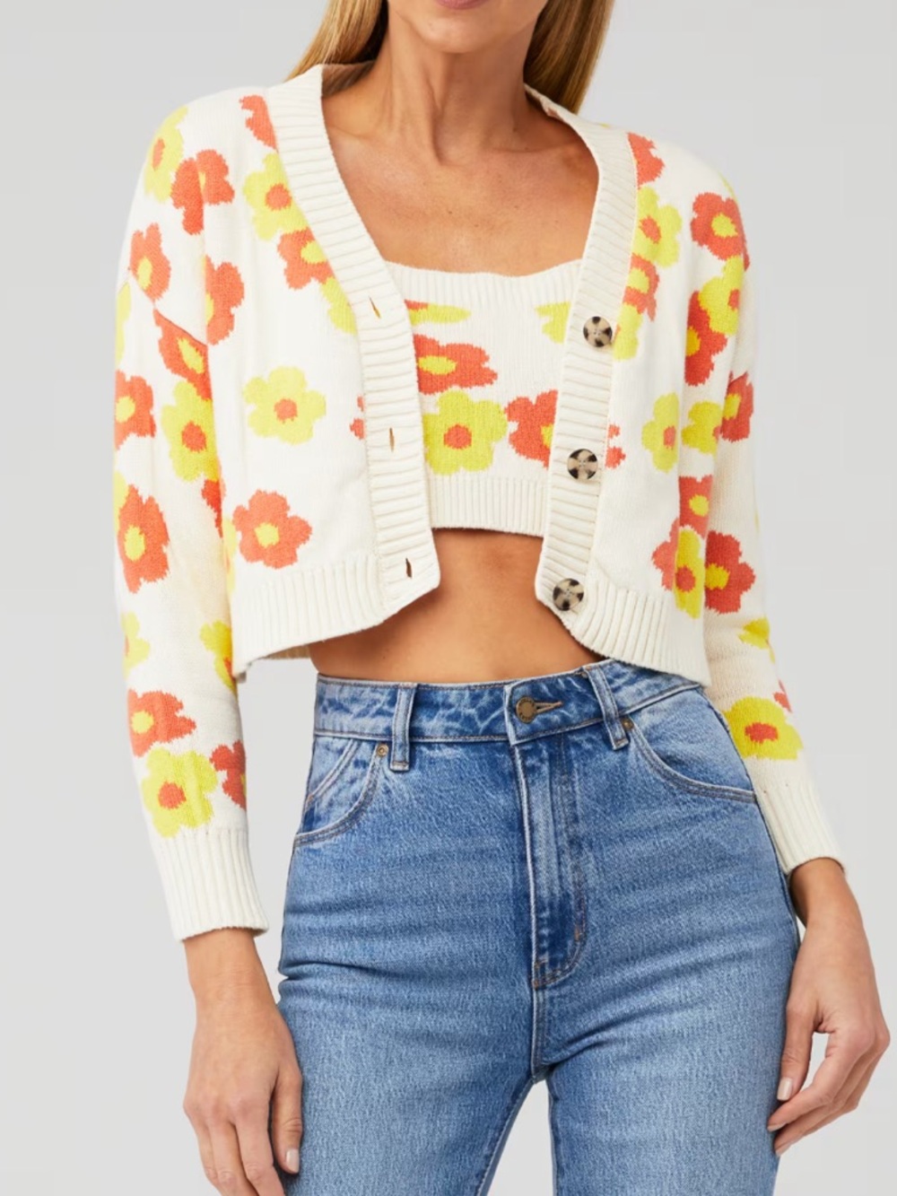 Callahan Meg Cardigan in Crème size small